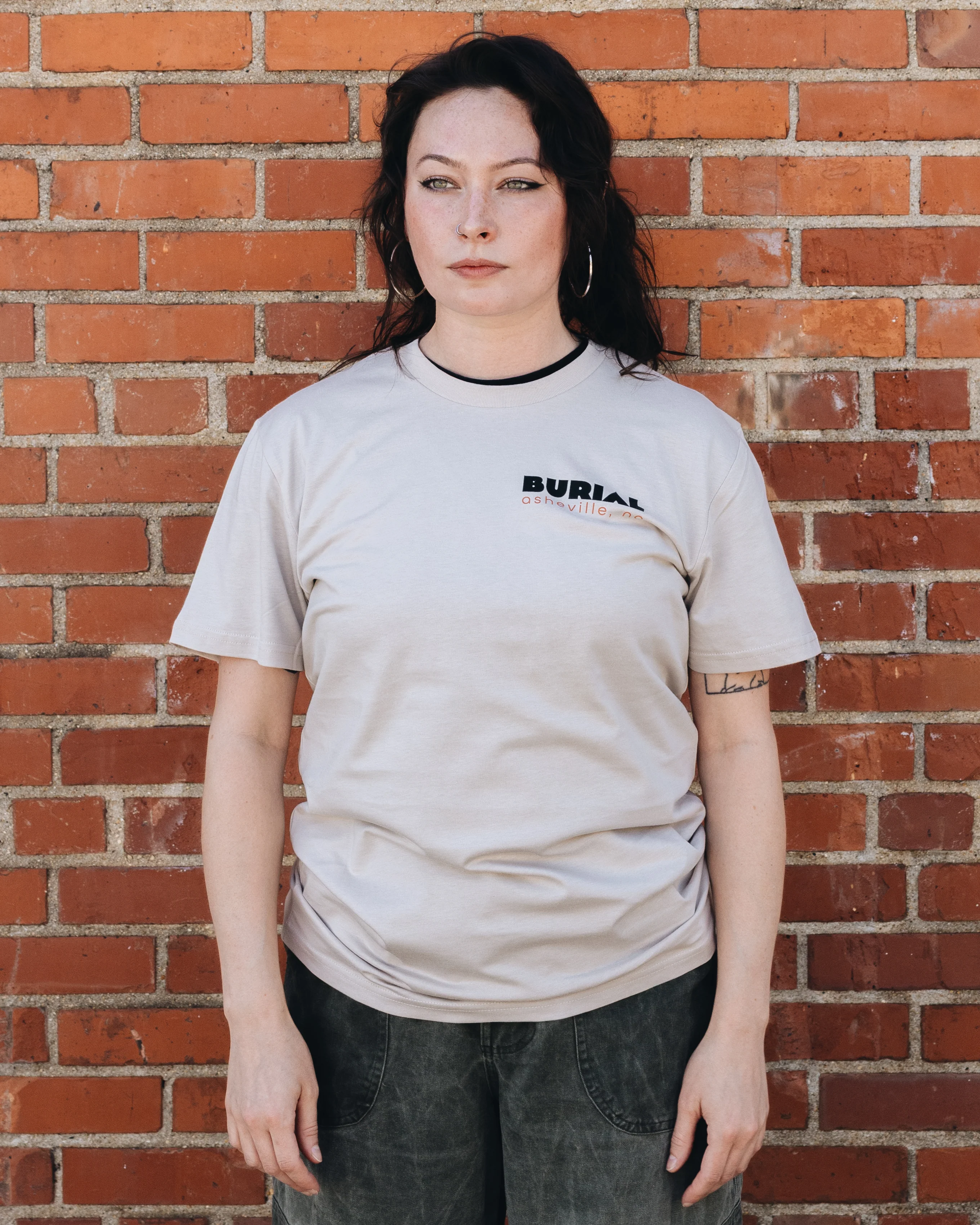 AVL Ritual Mural Tee- Bone- S & M ONLY - Image 2