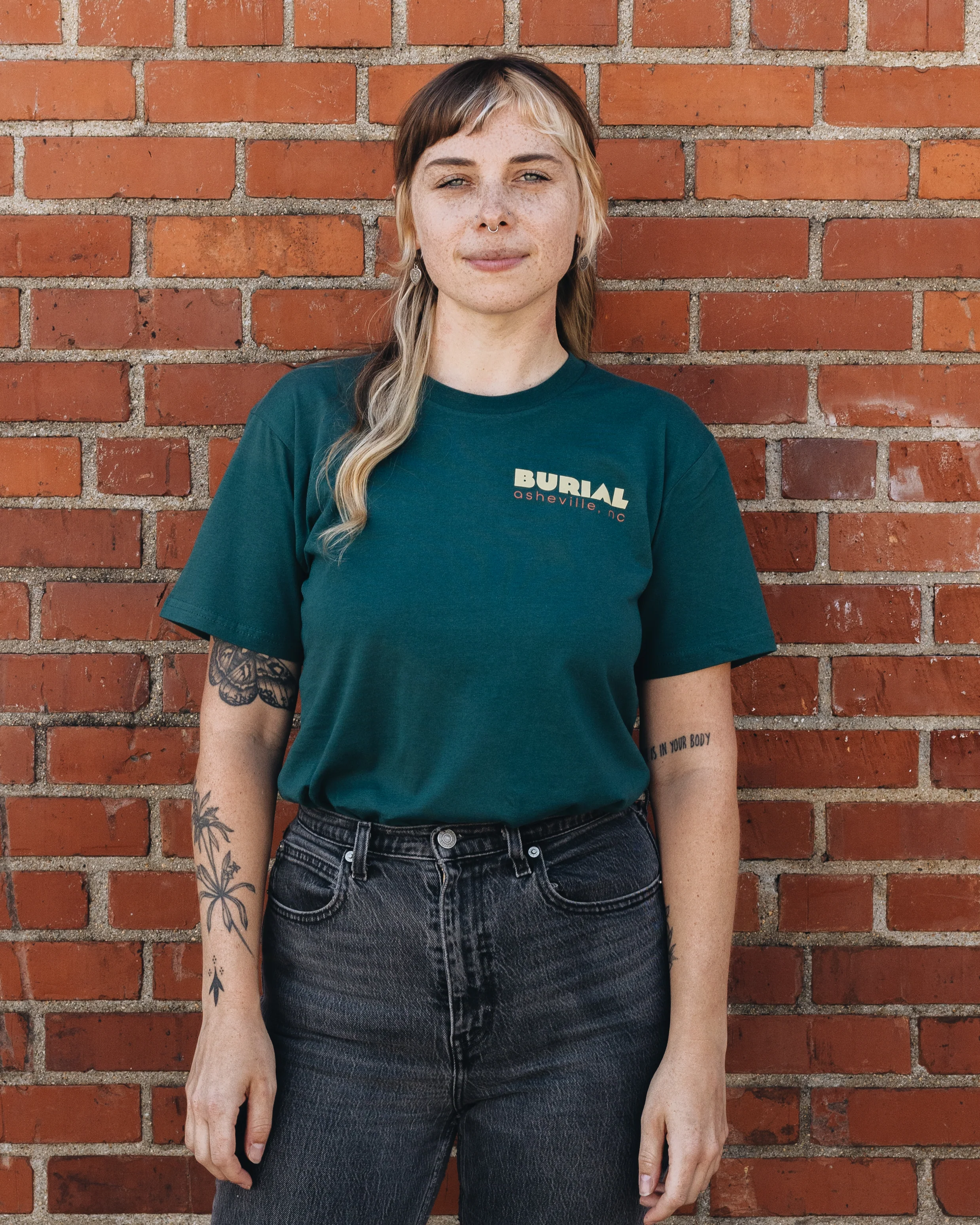 AVL Ritual Mural Tee - Jade- S & M ONLY - Image 2