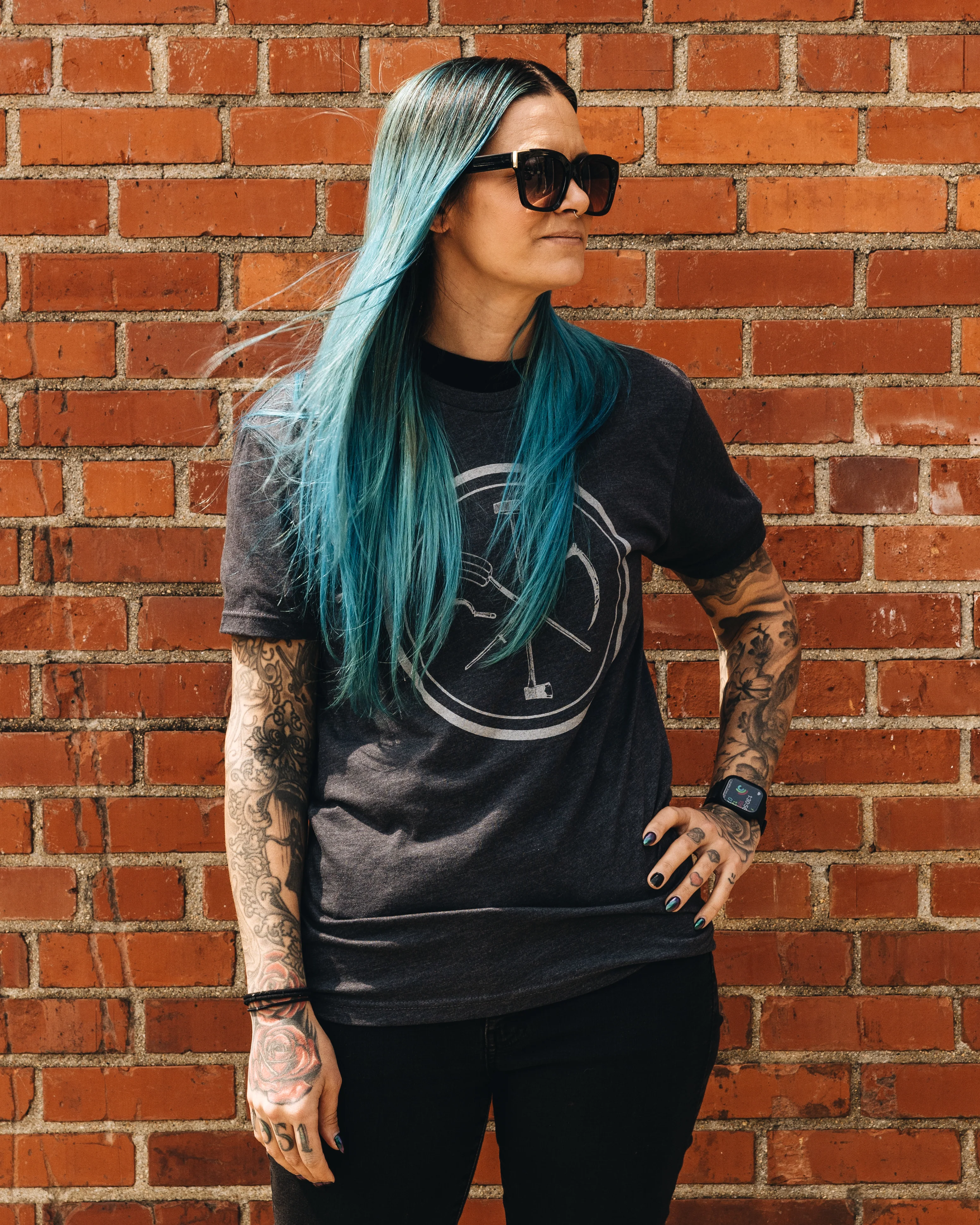 Charcoal Toolcrest Tee