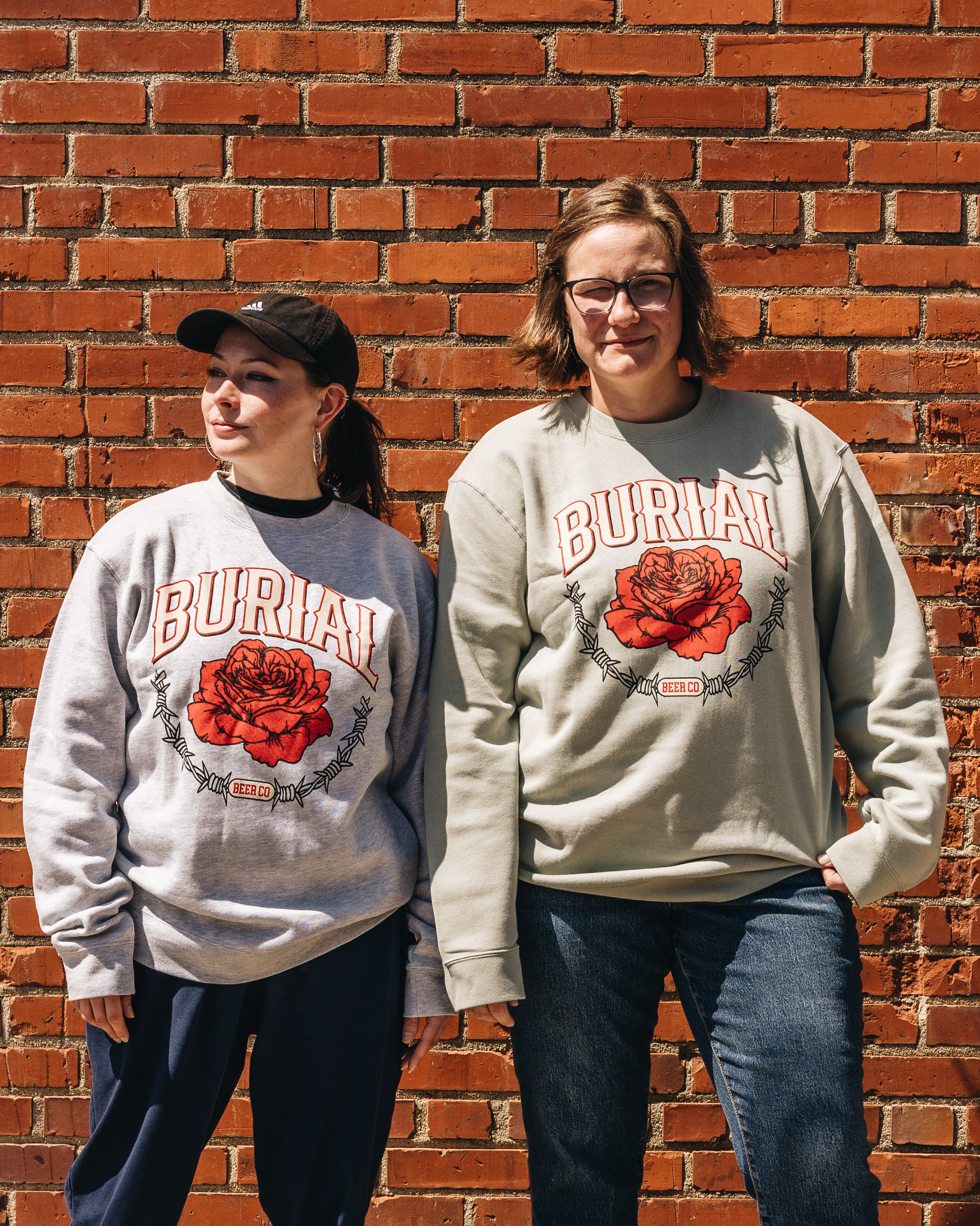 Sage Rose Collegiate Crewneck - Image 2
