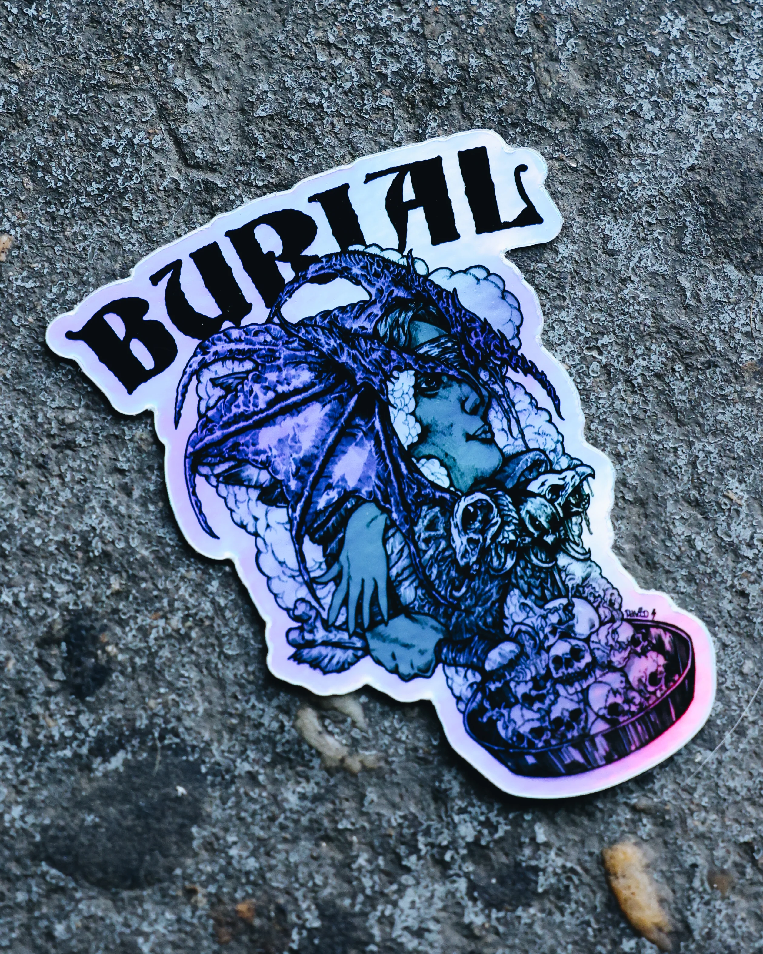 Skillet Holographic Sticker